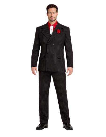 Déguisement Al Capone Ng taille L - de haute qualité, idéal pour le carnaval, les fêtes à thème et les événements spéciaux